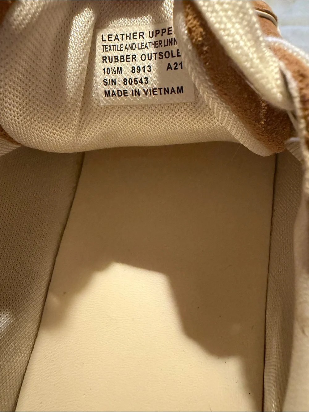 Tory Burch Camel Suede Low-Top Sneakers with Cream Accents